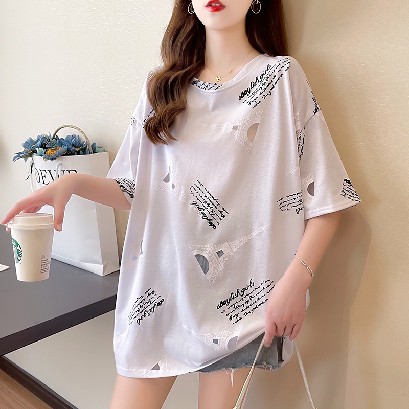 Áo Thun Tay Ngắn NRVP 2023 In Họa Tiết Phong Cách Hàn Quốc Mới Lạ