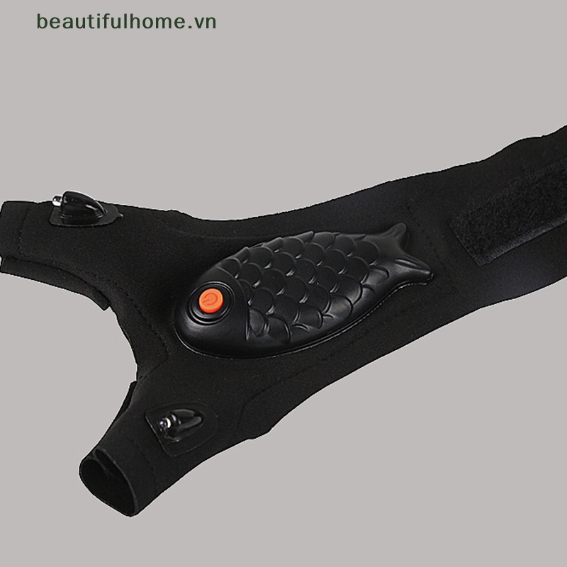 Găng Tay Không Ngón Tích Hợp Đèn Pin LED Có Thể Sạc Lại Tiện Dụng