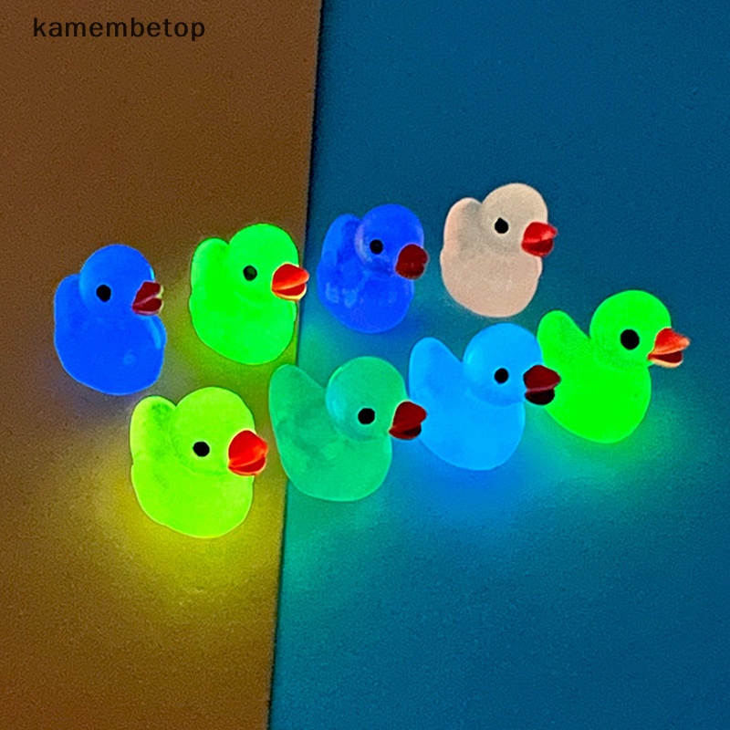 Bộ 5 Vịt Con Phát Sáng Dùng Trang Trí Tiểu Cảnh DIY