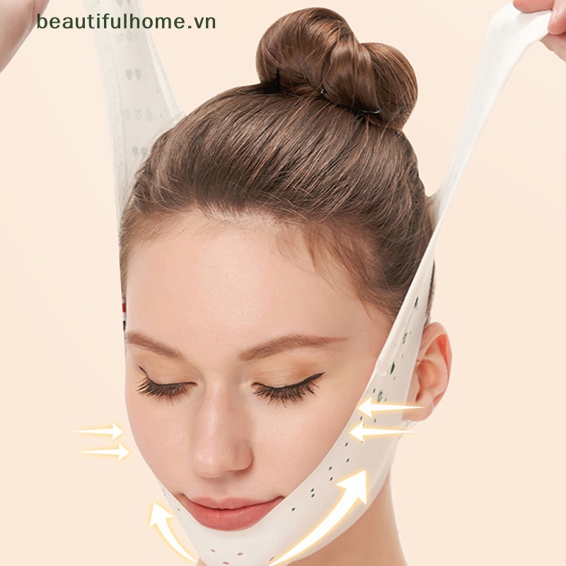 Đai Mát Xa Nâng Cơ Mặt Chống Nếp Nhăn Tạo Cằm Chữ V