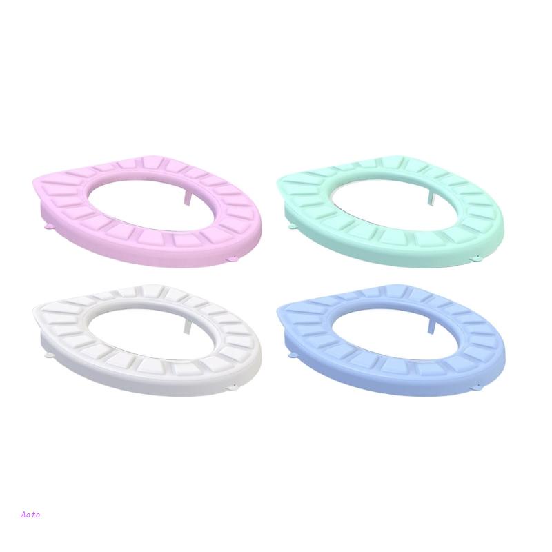 Aoto Vỏ Bọc Bệ Ngồi Toilet Bằng Silicon Trang Trí Tiệc Tùng / Nhà Tắm