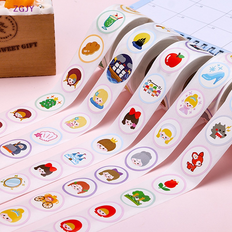 Set 500 Miếng Dán Khen Thưởng Hình Động Vật Dễ Thương Cho Bé Mới