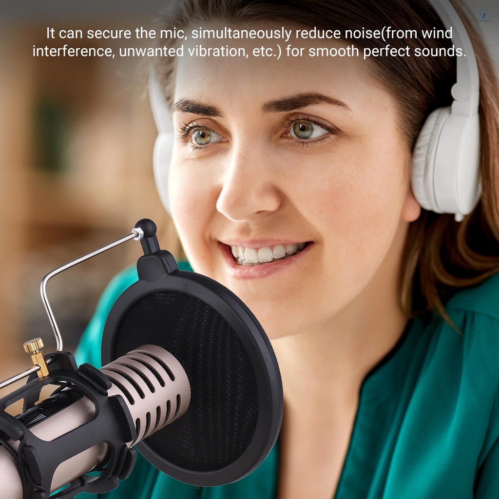 Giá Đỡ Micro Chống Rung Đường Kính 2cm - 4cm Bằng Nhựa Chống Rung Kèm Ốc Vít Chuyên Dụng