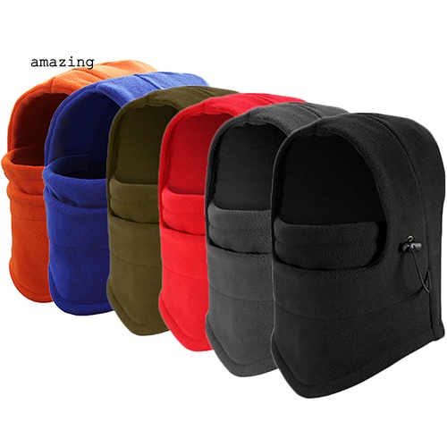 Mũ Trùm Đầu Kiêm Mặt Nạ Chống Gió Giữ Ấm Toàn Diện Cho Nam Nữ