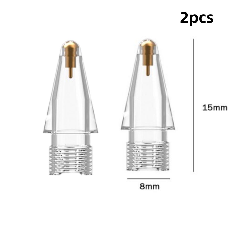 Đầu Bút Cảm Ứng Stylus Apple Pencil 1 / 2 Ipad 002 Bằng ABS Trong Suốt
