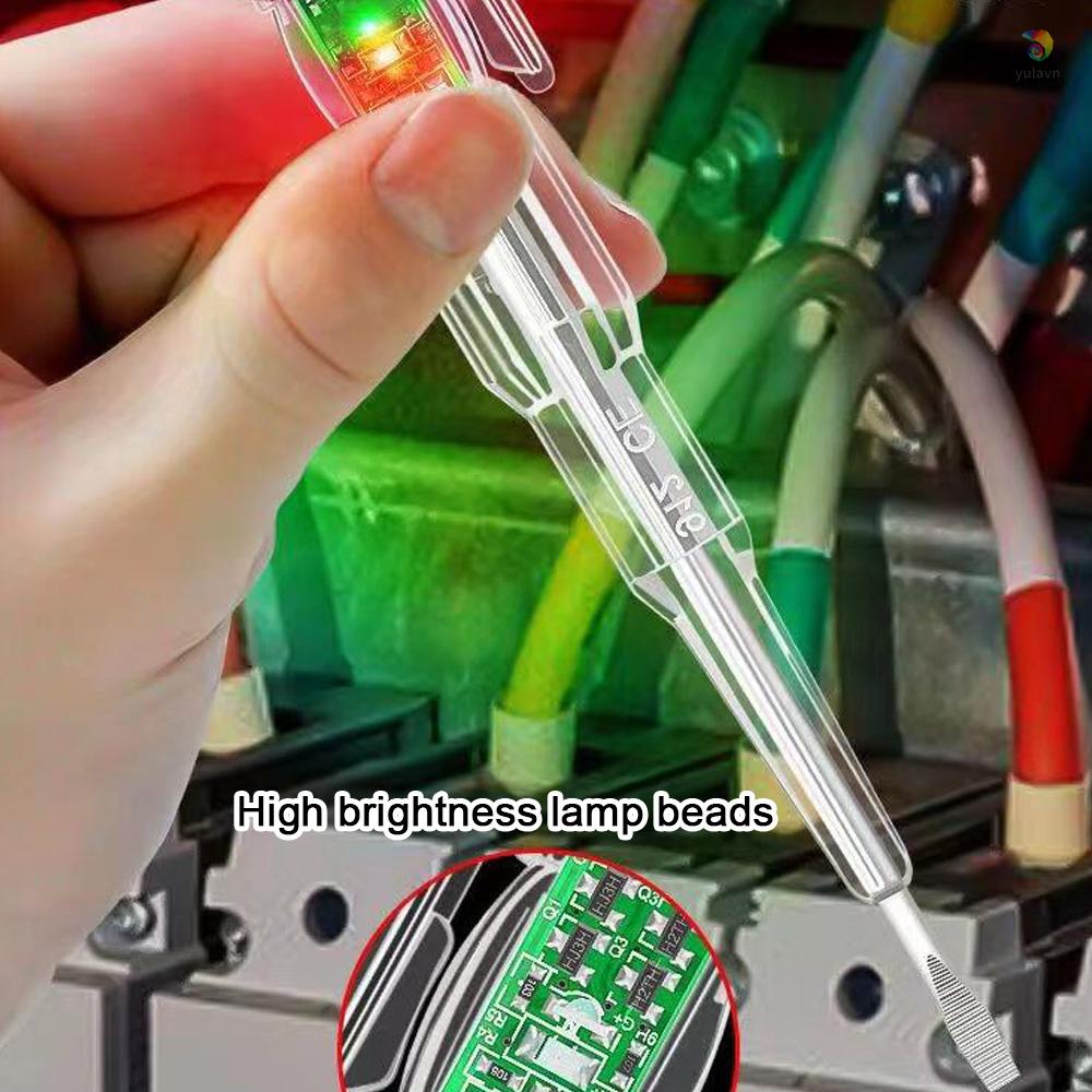 Bút Thử Điện Thông Minh Chống Thấm Nước Có Đèn LED Độ Sáng Cao