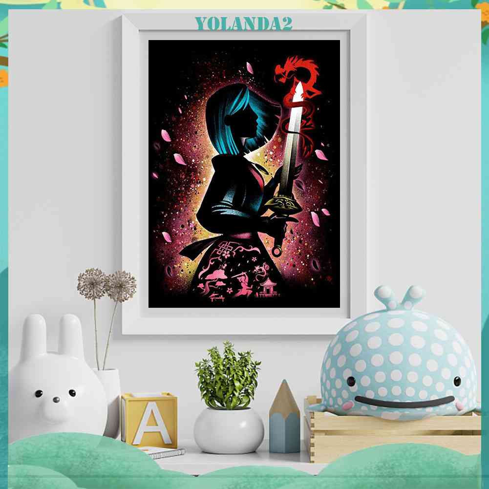 Bộ Tranh Đính Đá 5D Tự Làm Họa Tiết Disney Xinh Xắn