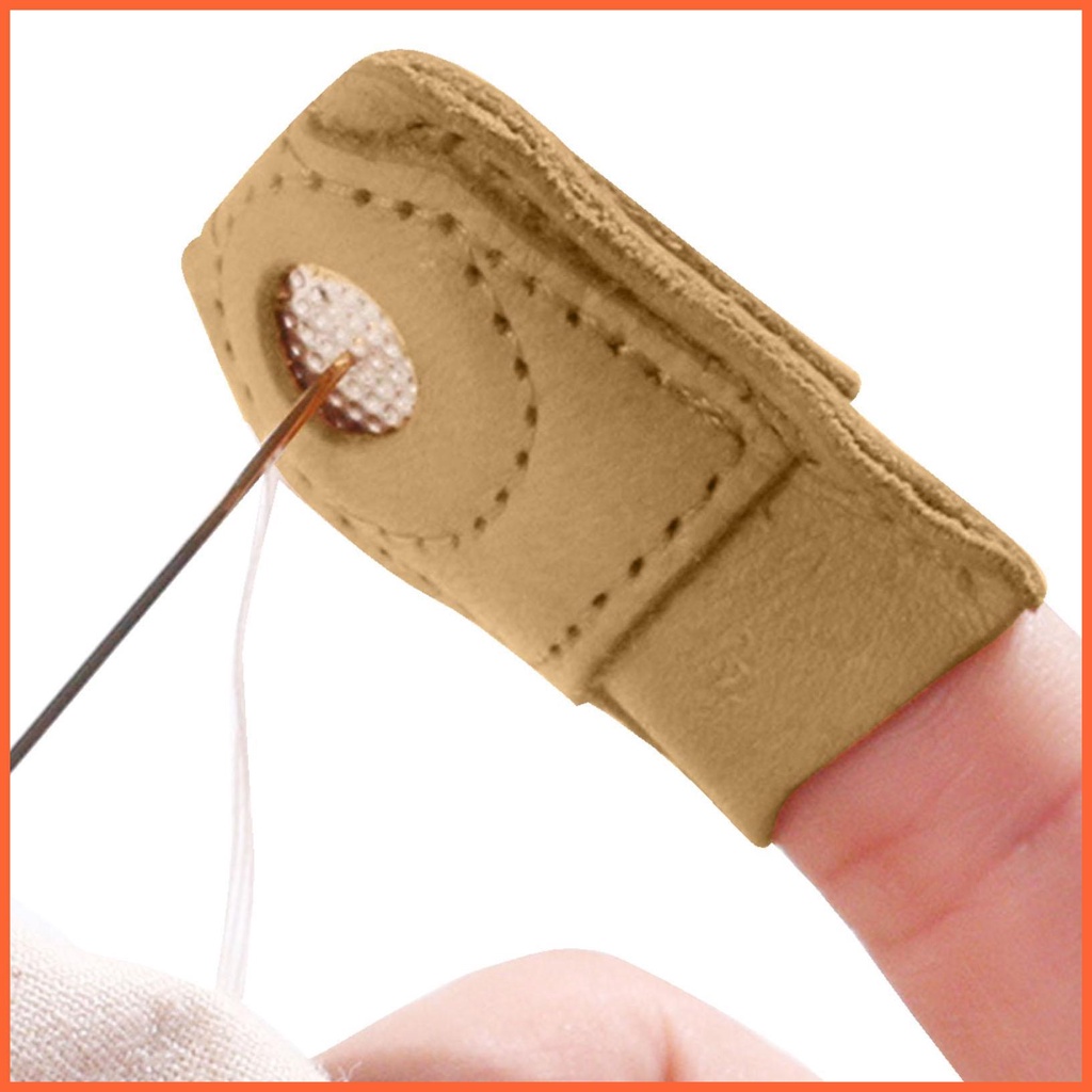 Đệm Da Bảo Vệ Ngón Tay Khi May Vá