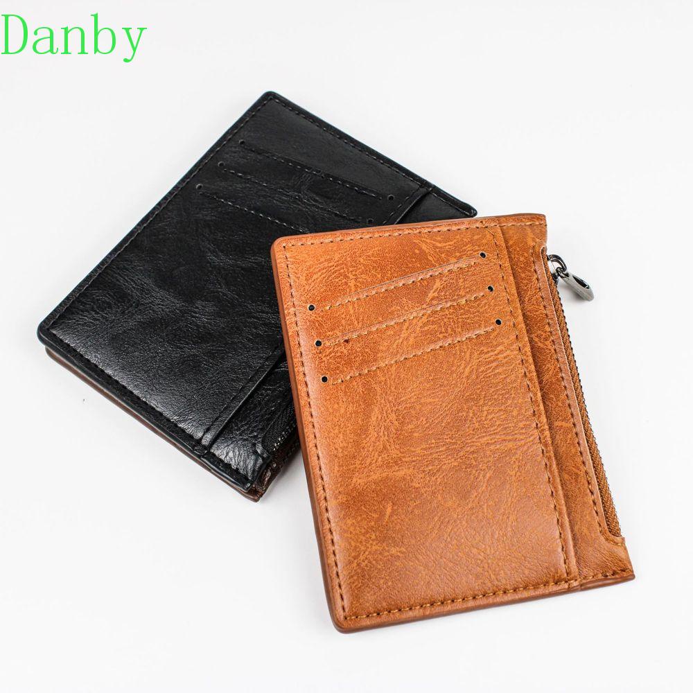 Ví Da PU Mini Đựng Thẻ Tín Dụng / Chìa Khóa Đa Năng Tiện Dụng Dành Cho Nam