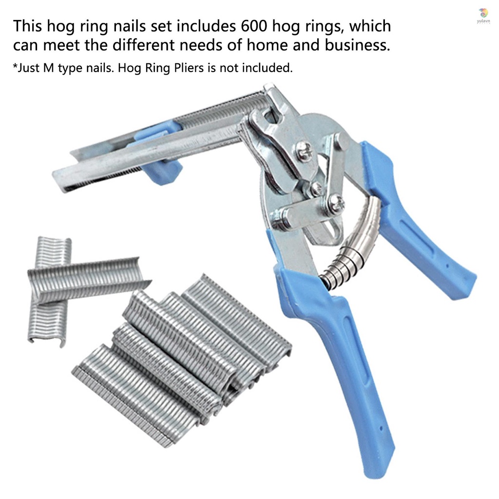 Set 600 Vòng Chữ M Gắn Lồng Nuôi Thú Cưng Tiện Dụng