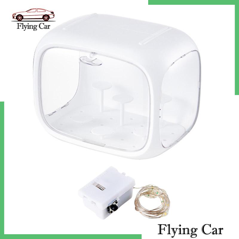 Hộp Trưng Bày Mô Hình Trong Suốt Chống Bụi [Lzdjfmy2] Không Có Ánh Sáng Trắng