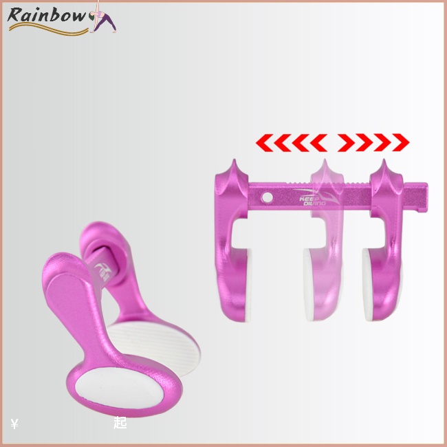 Kẹp Mũi Lặn Biển Bằng Hợp Kim Nhôm Chống Trượt &amp; Chống Nước