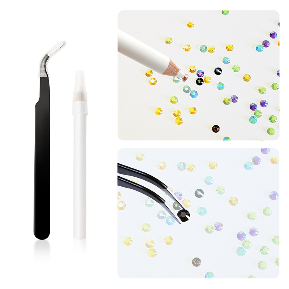 Set 20000 Viên Đá Nhựa 3mm Dùng Làm Đồ Trang Sức Thủ Công H5P3