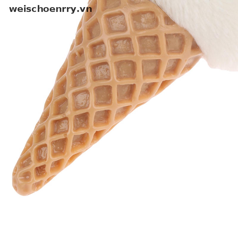 Móc Khóa Hình Cây Kem Nhồi Bông Đáng Yêu