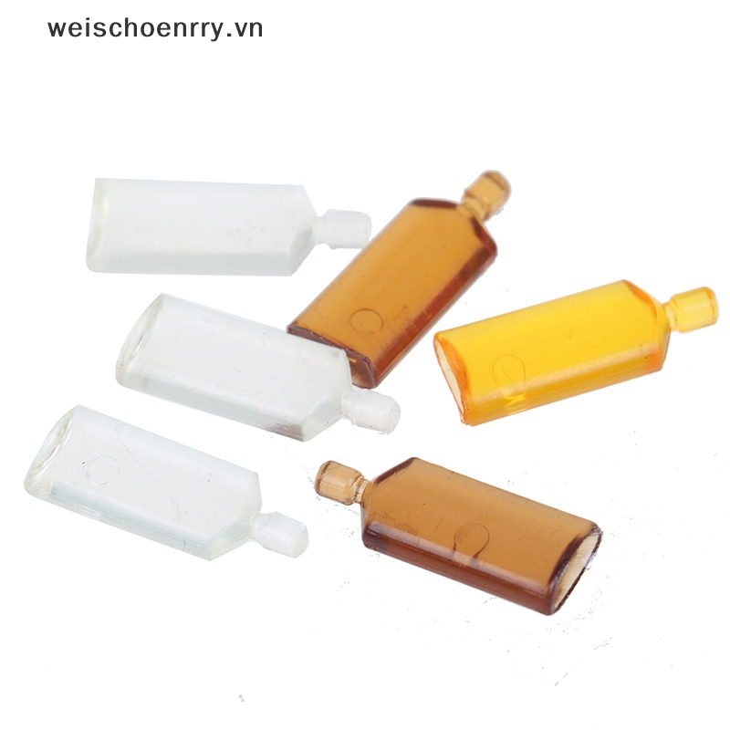 Set 6 Chai Rượu Mini Tỉ Lệ 1: 12 Dùng Trang Trí Nhà Búp Bê