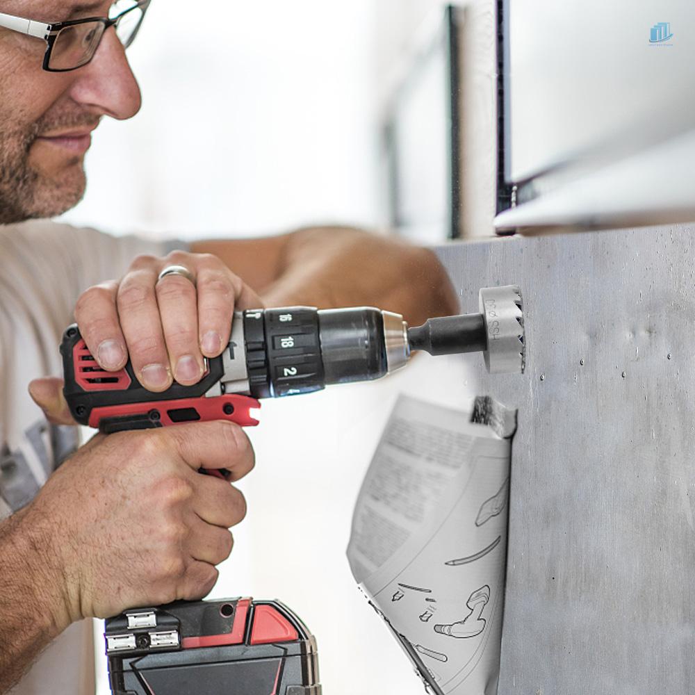 Set 6 Mũi Khoan Lỗ HSS 16 / 18.5 / 20 / 25 / 30 / 35mm Bằng Thép Không Gỉ Tiện Dụng