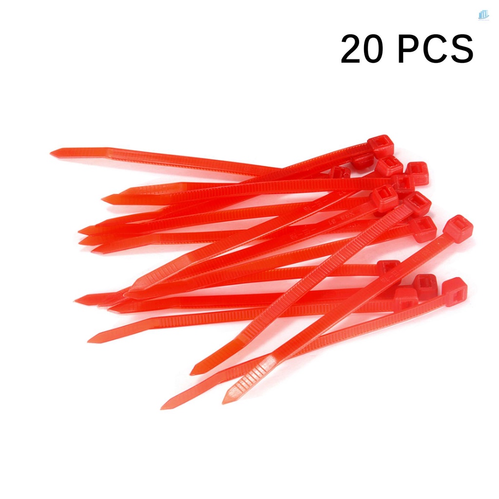 Bộ 20 Dây Cáp Khóa Kéo Bằng Nhựa Siêu Chắc Chắn 4 Inch Không Dây Chuyên Dụng Cho Máy Cắt Cỏ