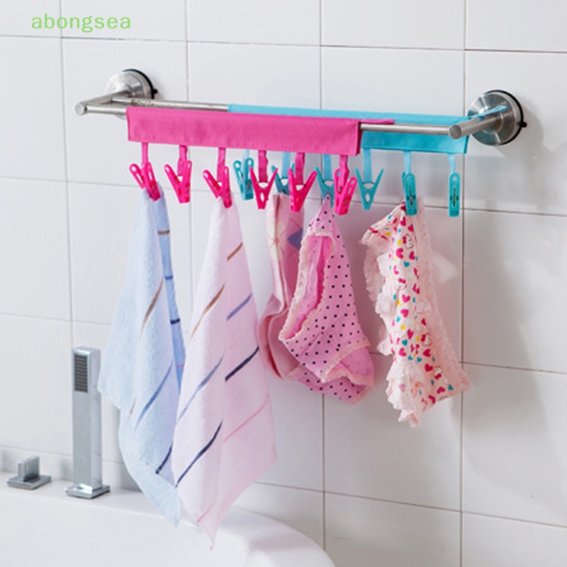 Móc Phơi Đồ 6 Kẹp Tiện Lợi Du Lịch