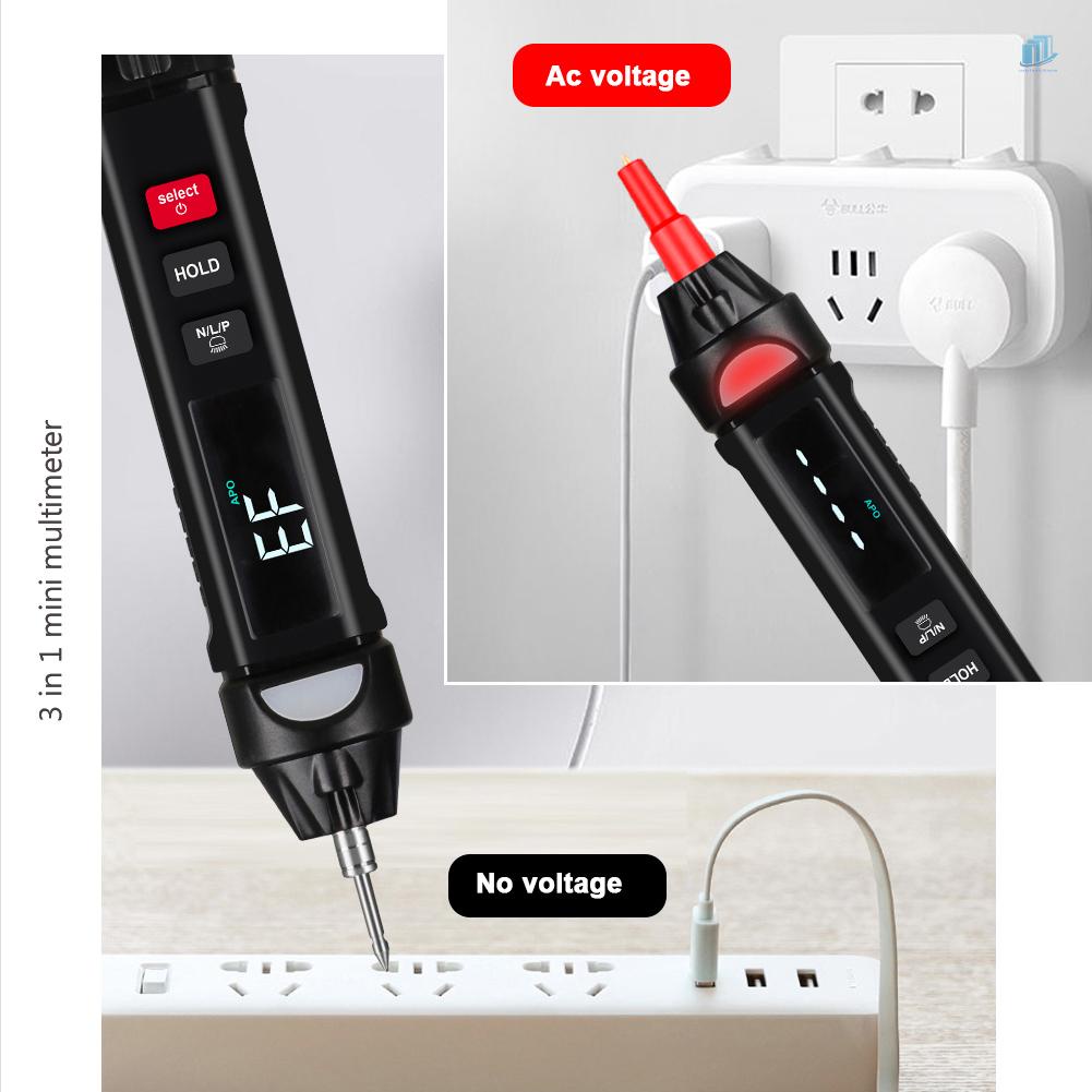 Đồng Hồ Vạn Năng Kỹ Thuật Số KKMoon kkm100 Màn Hình Lớn 1Hz ~ 10MHz RMS 3 Trong 1