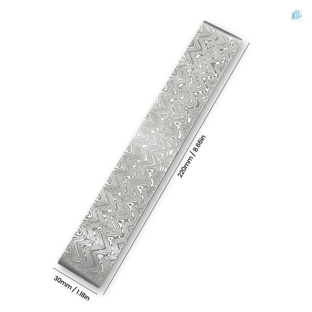 Dụng Cụ Cắt Bằng Thép Tạo Hình Damascus Billet Thủ Công Đa Năng DIY