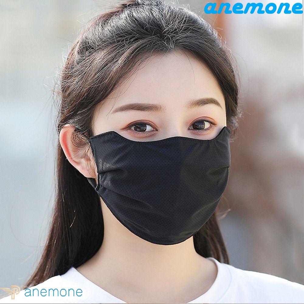 Khẩu Trang Chống Nắng Bằng Lụa Lạnh Bảo Vệ Mắt Dùng Khi Đi Xe Đạp / Leo Núi Dành Cho Nữ