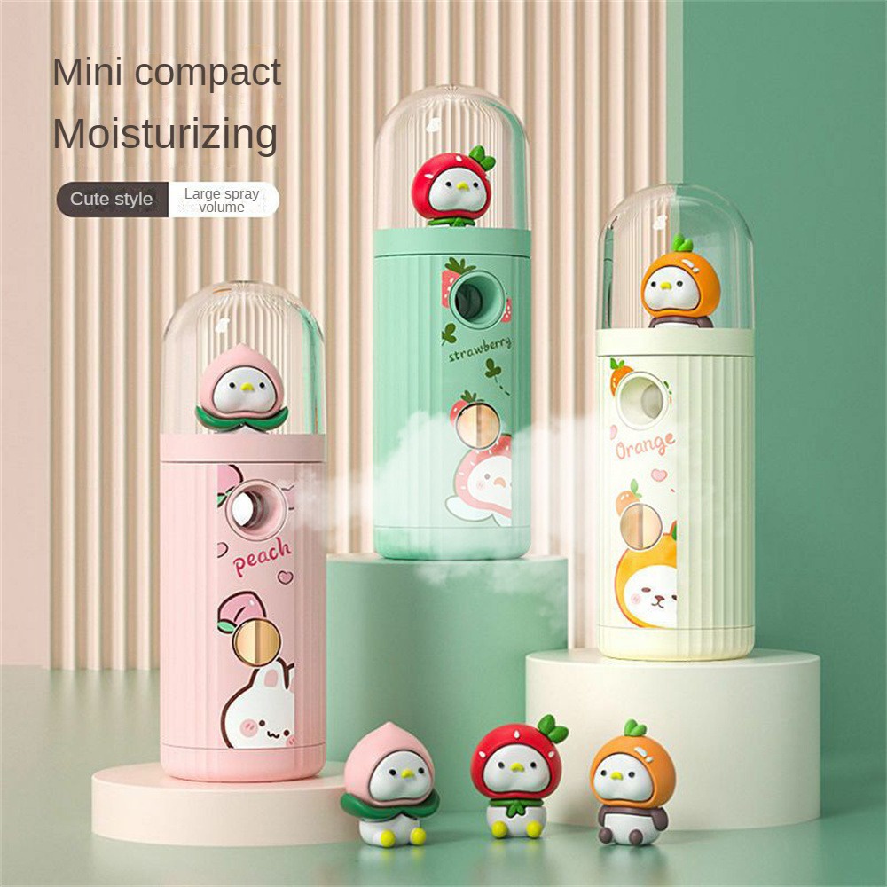 Bình Xịt Nước Mini Cầm Tay Họa Tiết Hoạt Hình Sáng Tạo