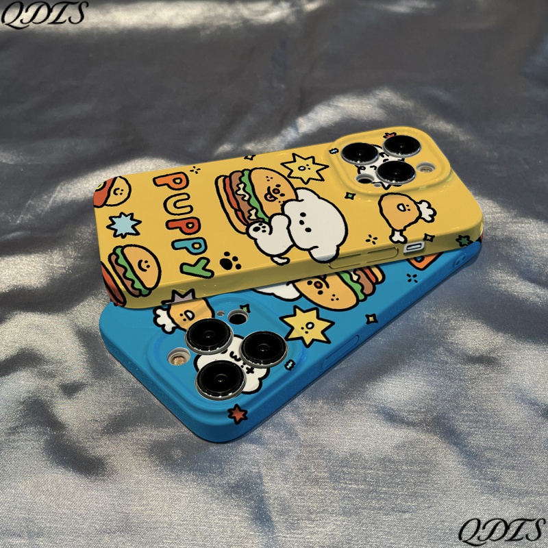 Ốp Điện Thoại In Hình Chú Chó Hoạt Họa Màu Vàng Cho iPhone1314pro 11 12 DTXX 78 max
