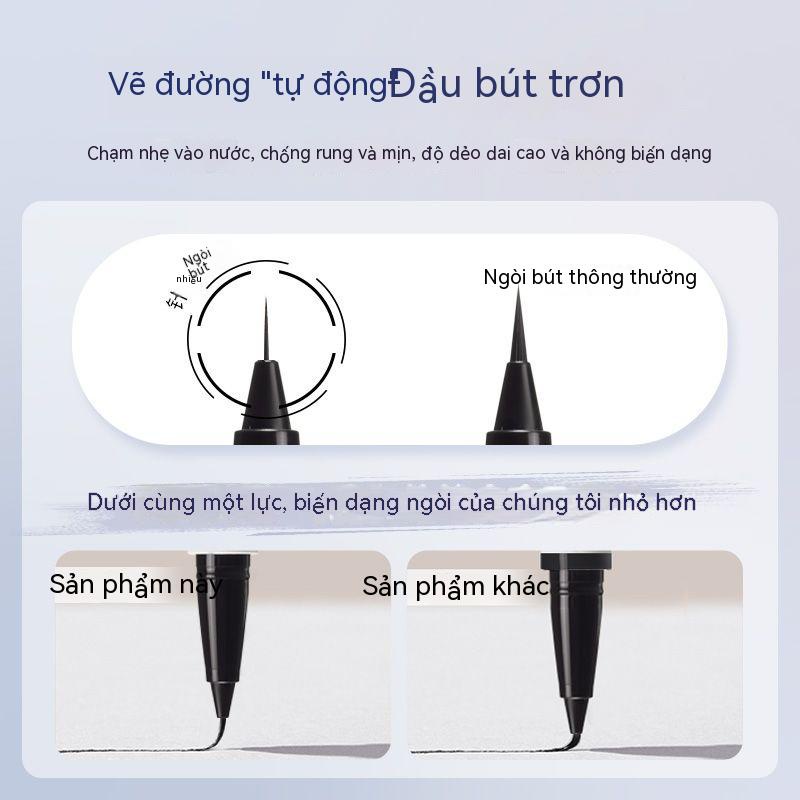 Bút Kẻ Mắt DEZONE Đầu Siêu Mảnh Dưỡng Ẩm Phong Cách Hàn Quốc