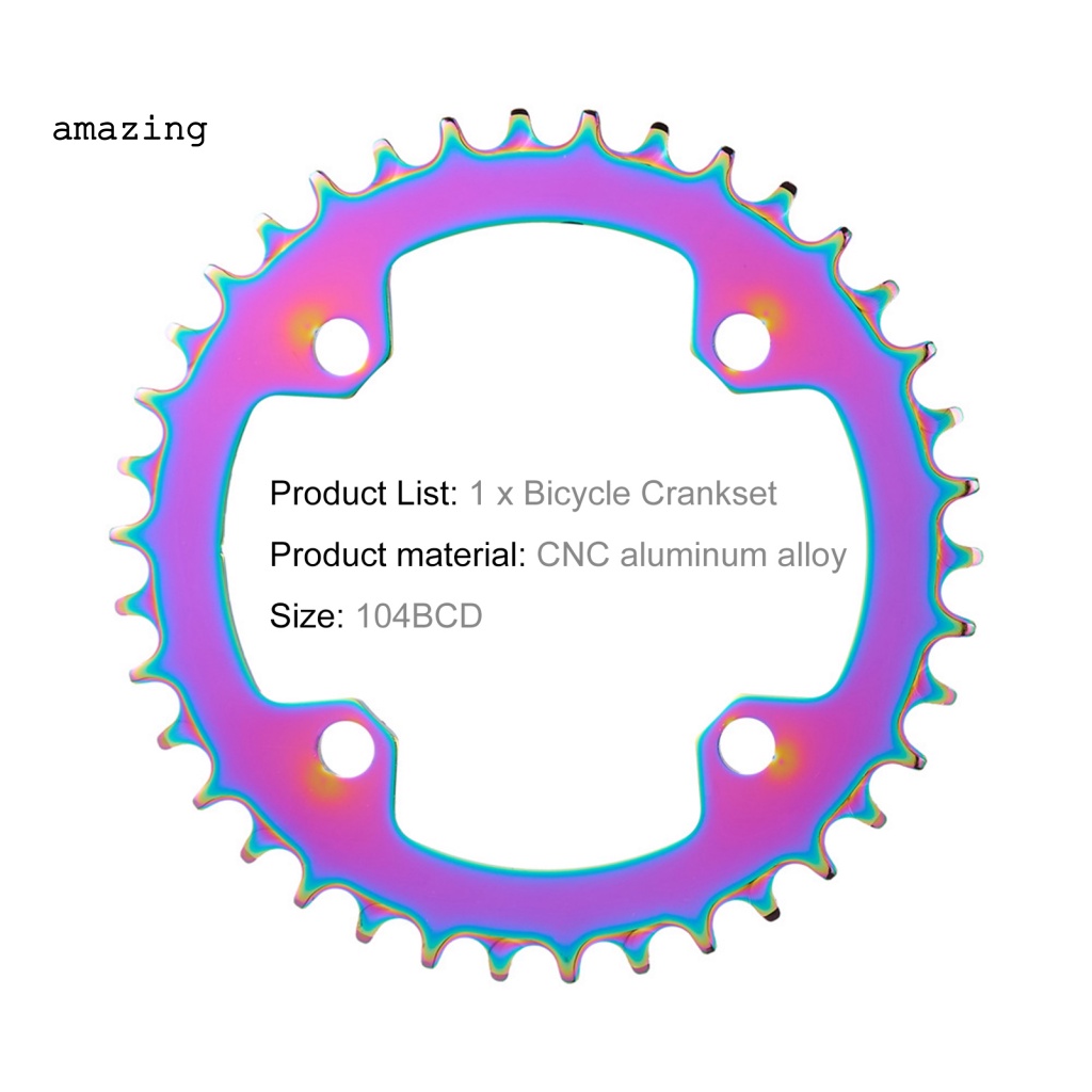 Đĩa Xích Xe Đạp Hình Tròn Tốc Độ 104BCD 7-12