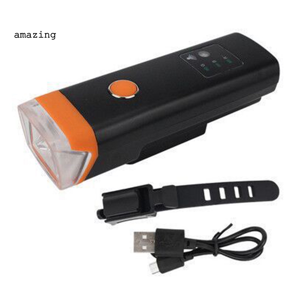 Đèn Pha Cảm Biến Cảnh Báo An Toàn Dễ Lắp Đặt Cho Xe Đạp