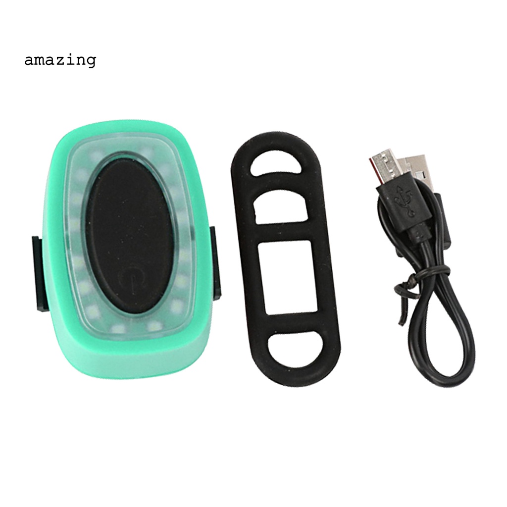 Đèn Hậu Cảnh Báo Ban Đêm 7 Chế Độ Đa Năng Cho Xe Đạp Leo Núi