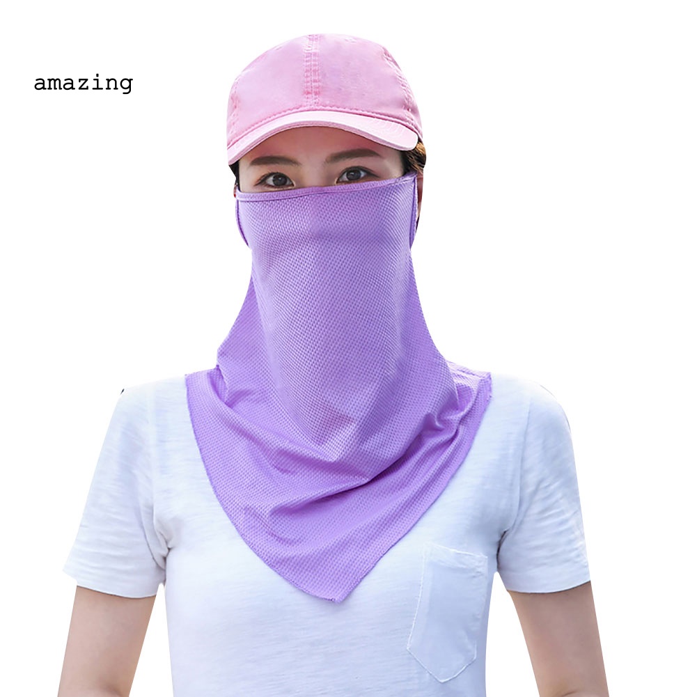 Khẩu Trang Chống Nắng Chống Tia UV Thoáng Khí Màu Sắc Đơn Giản