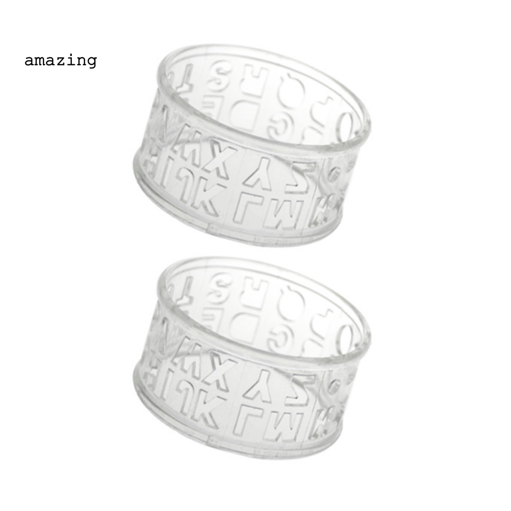 Bộ 2 Miếng Lót Gậy Đánh Dấu Bóng Golf Trong Nhà In Chữ Tiếng Anh