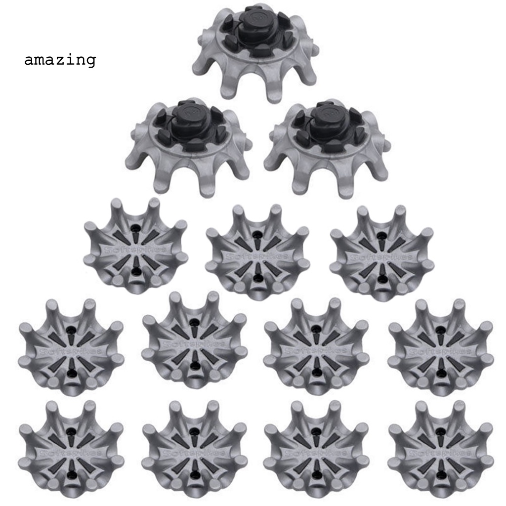 Bộ 14 Đinh Gắn Đế Giày Đánh Golf Bằng Cao Su Thân Thiện Với Môi Trường