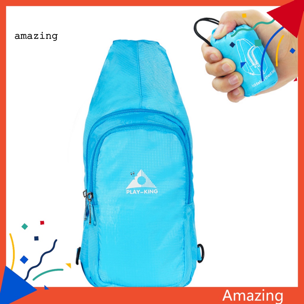 Túi Đeo Chéo Ngực Bằng Polyester Siêu Nhẹ Chống Thấm Nước Thời Trang Cho Nữ