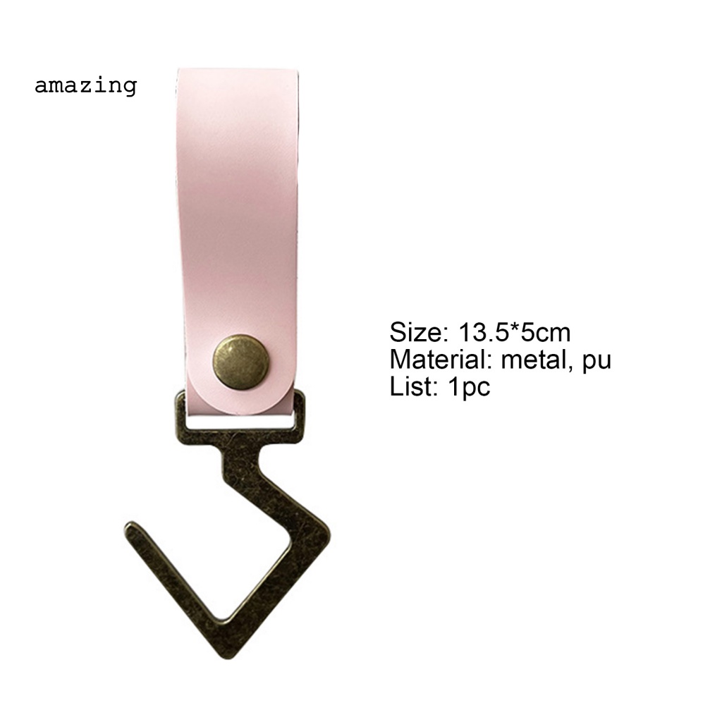 Móc Treo Đồ Bằng Da Giả Chống Rách Tiện Dụng Khi Đi Cắm Trại