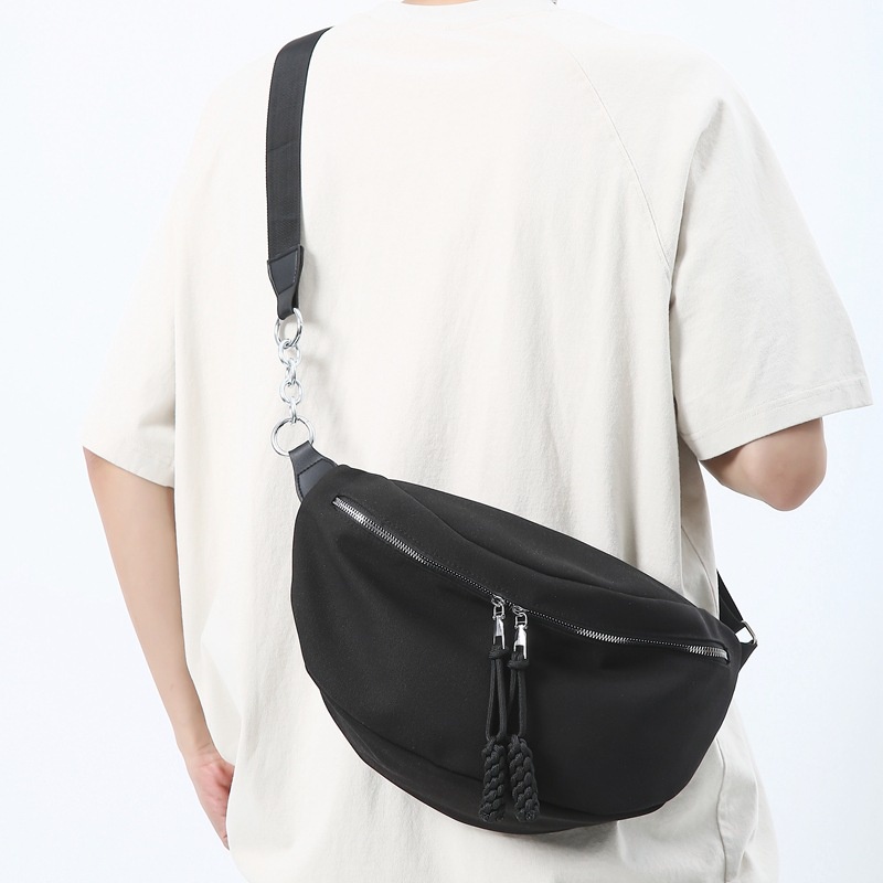 Túi Đeo Chéo Ngực Cỡ Lớn Phong Cách Thể Thao Nhật Bản Cho Nam