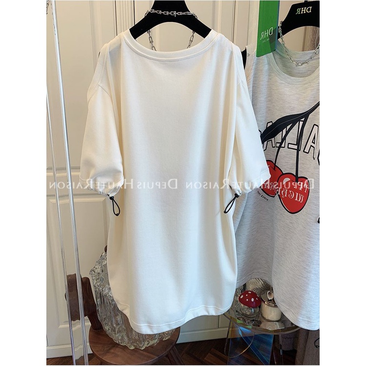 Áo Thun Nữ Tay Ngắn Hở Vai Mùa Hè Phong Cách Hong Kong