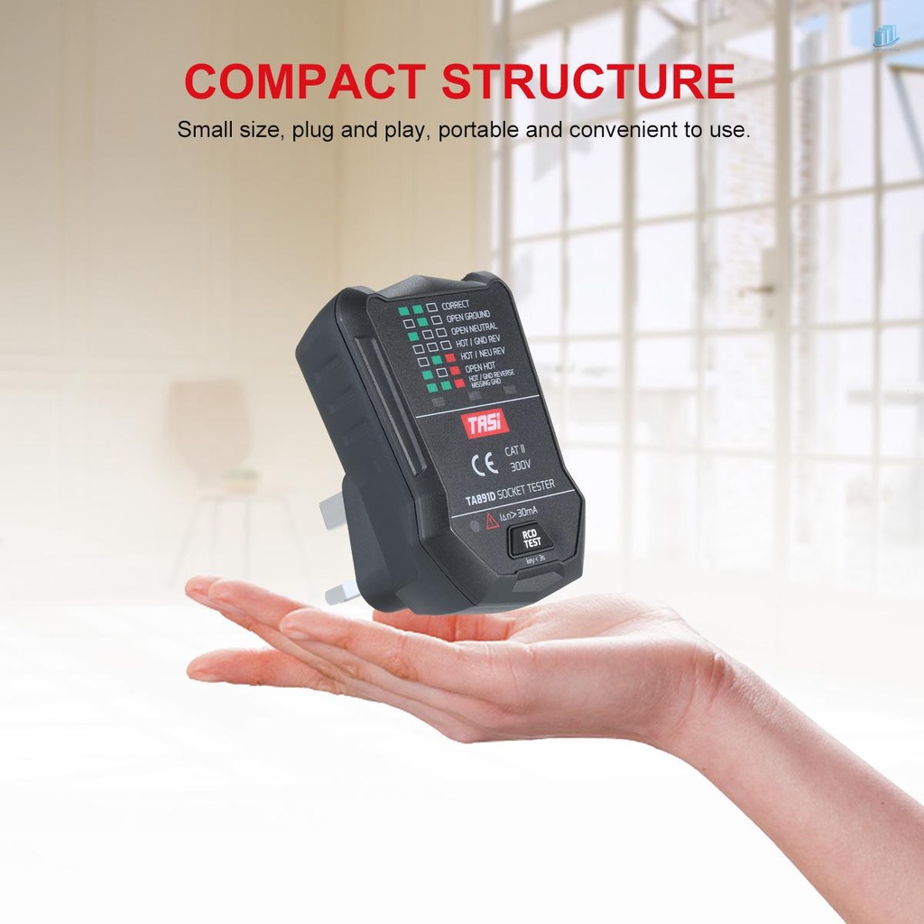 Dụng Cụ Kiểm Tra Mạch Điện Tử TASI RCD Đa Năng