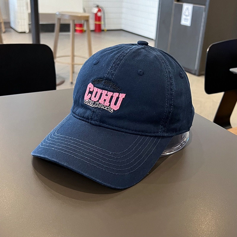 Mũ Lưỡi Trai Mềm Thêu Chữ Phong Cách Hàn Quốc Thời Trang Mùa Hè Cho Nữ