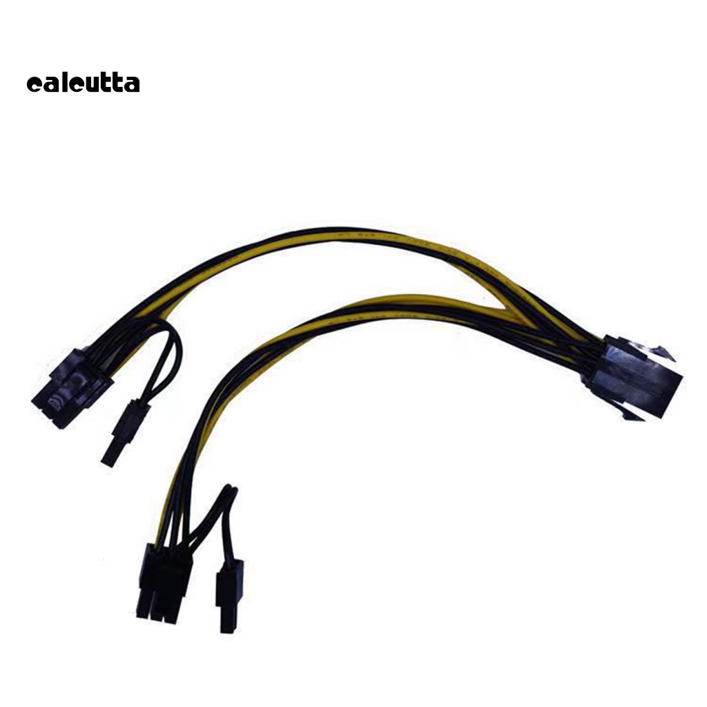 Set 5 Dây Cáp Nối Dài 20cm Chuyển Đổi 6 Pin Sang 8 Pin Cho Thẻ Đồ Họa Máy Tính
