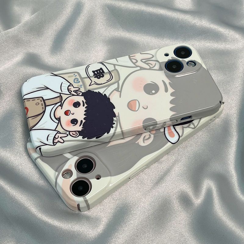 Ốp Điện Thoại Họa Tiết Ba Lô Xinh Xắn Dành Cho Apple 12 14131114Ốp Điện Thoại Cứng Thời Trang Cho Cặp Đôi PWUD