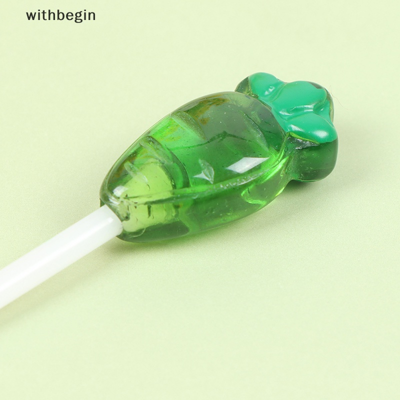 Set 5 Kẹo Mút Nhựa Resin Mini Trang Trí Cho Nhà Búp Bê