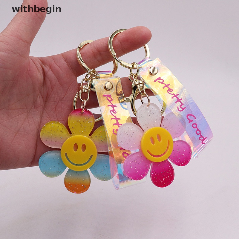 Móc Khóa Hình Hoa Hướng Dương Dễ Thương Dùng Đựng Thẻ Id / Chìa Khóa Cho Nữ