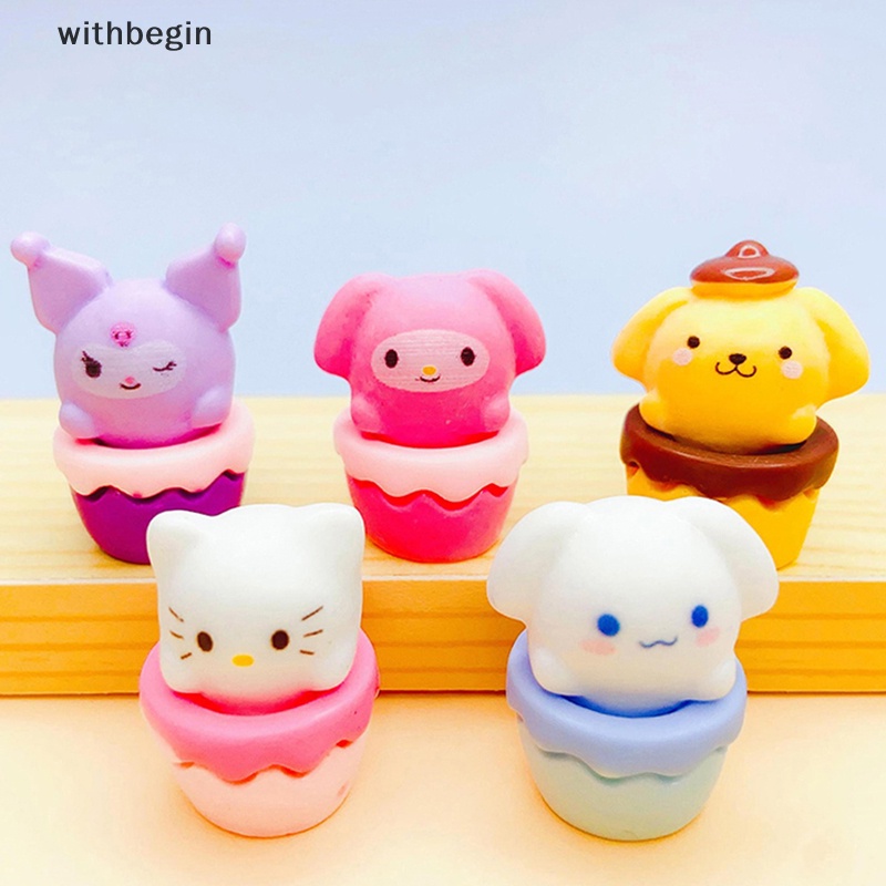 Bộ 5 Lọ Mật Ong Hoạt Hình Bằng Nhựa Resin DIY Dùng Trang Trí Nhà Cửa