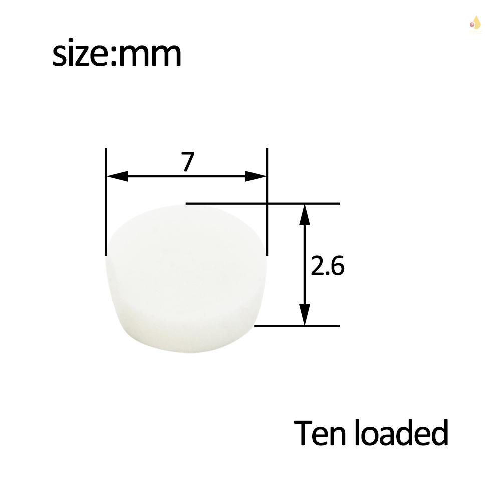 Set 10 Miếng Cao Su Mềm Bọc Đầu Ống Sáo Mở Lỗ Hở Tiện Dụng