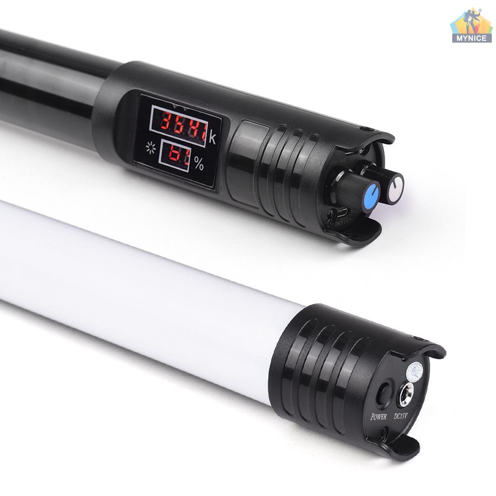 Đèn LED Chụp Ảnh Cầm Tay 40W 2800K-9990K Bi Màu Sắc Điều Chỉnh Được Nhiệt Độ 116cm