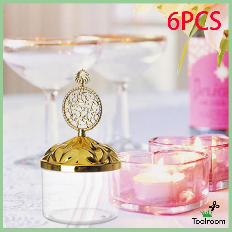 Set 6 Hũ Đựng Kẹo Có Nắp Cho Sinh Nhật