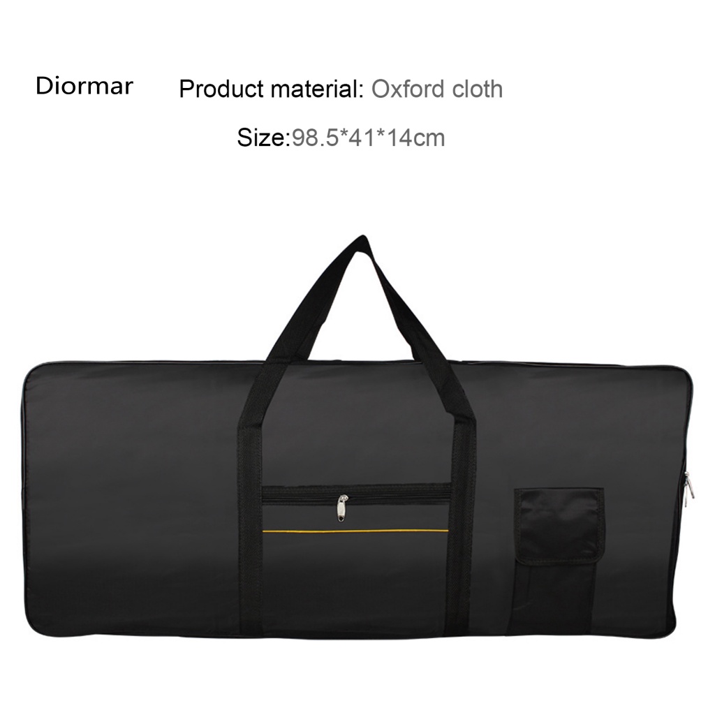 Túi Vải Oxford Đựng Bàn Phím Máy Tính 61 Note Chống Thấm Nước Có Khóa Kéo Tiện Dụng