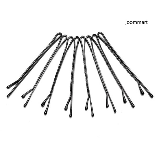 Set 60 Kẹp Tóc Kim Loại Màu Đen Gợn Sóng